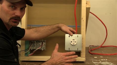 using a metal box to wire a range|electrical box for 240v range.